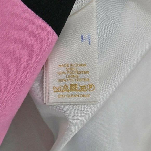 KATE SPADE Womens Sz 2 Go Fly A Kite Skirt Pink Black Blue Yellow Fit and Flare - Picture 8 of 10